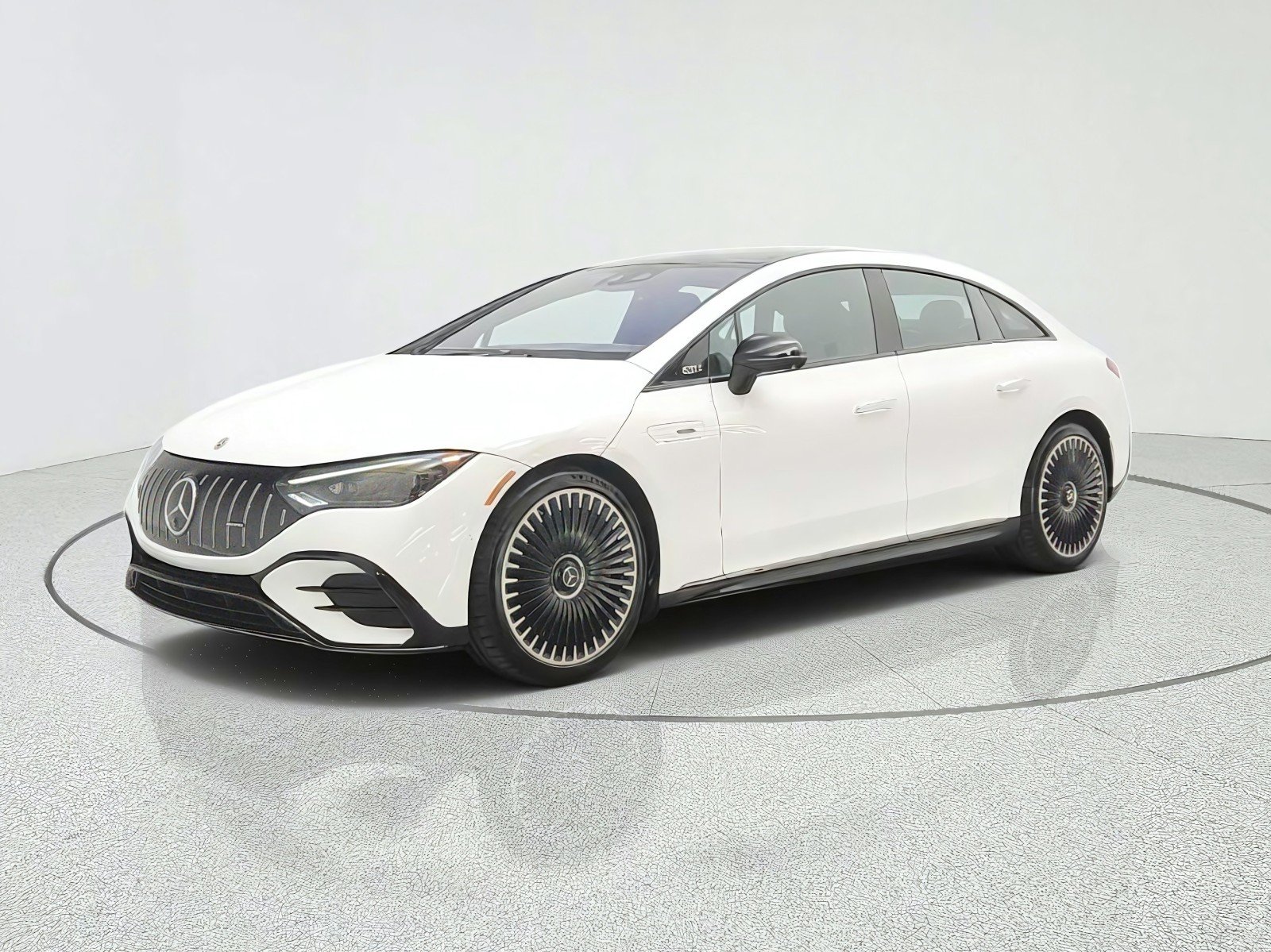 Certified Used 2023 Polar White Mercedes-Benz AMG® EQE 4MATIC+ Sedan image 1