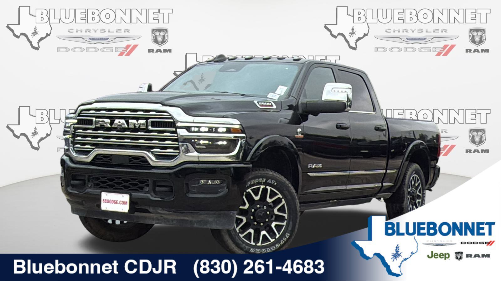 New 2025 Diamond Black Crystal Pearl-Coat Exterior Paint RAM Limited image 1