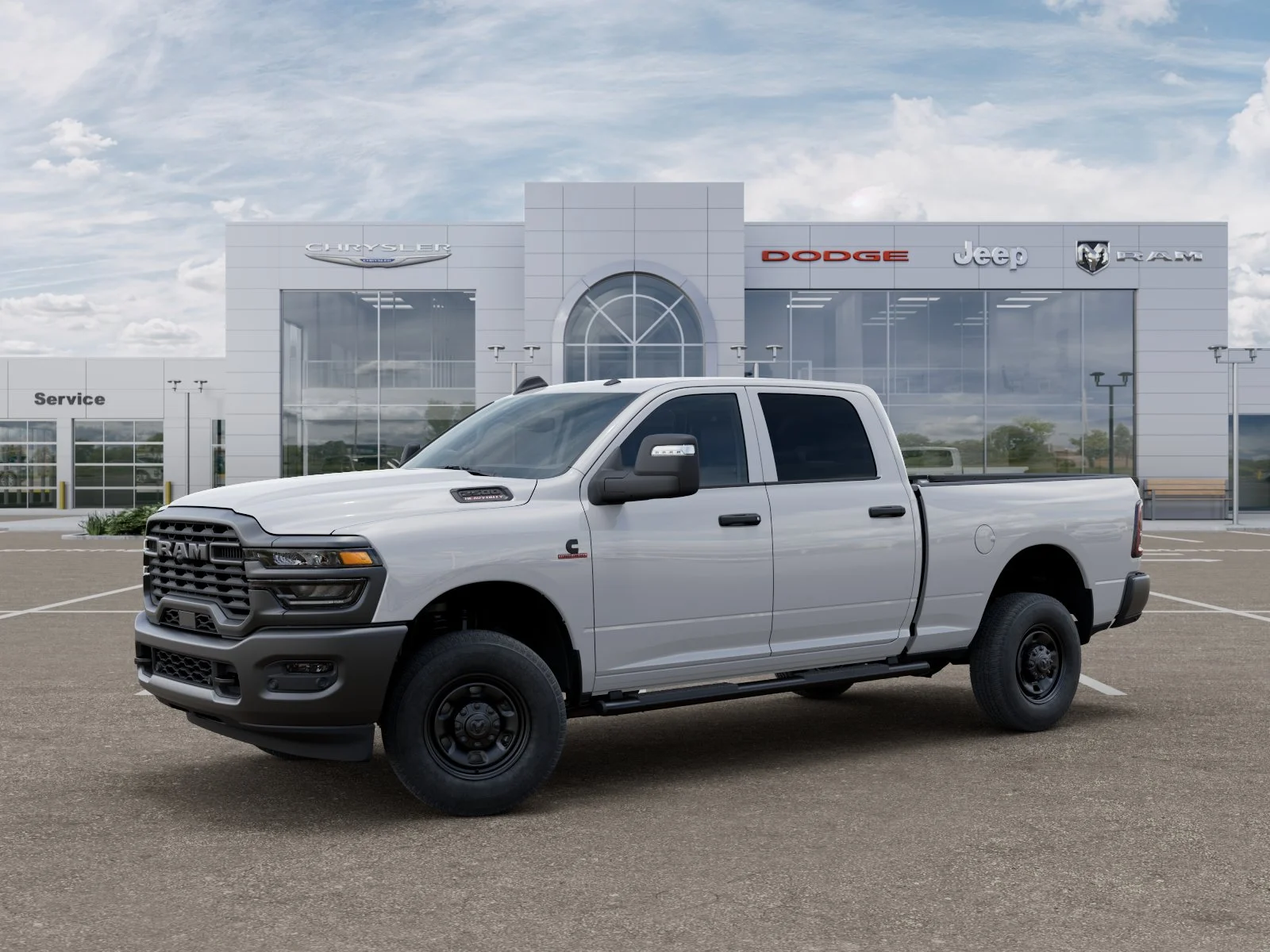New 2025 Bright White Clear-Coat Exterior Paint RAM Tradesman image 31