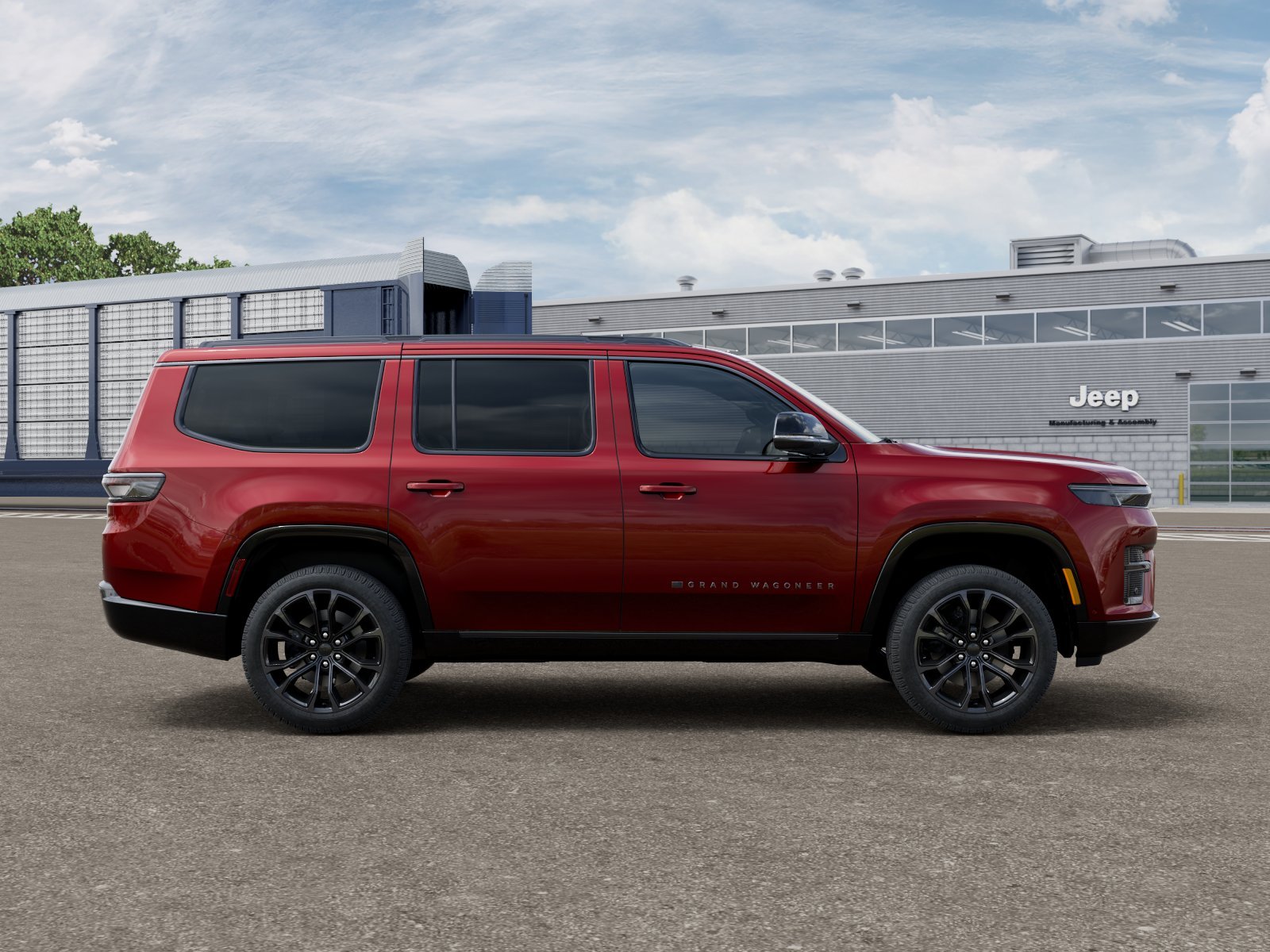 New 2026 Velvet Red Pearl-Coat Exterior Paint Jeep Grand Wagoneer image 12