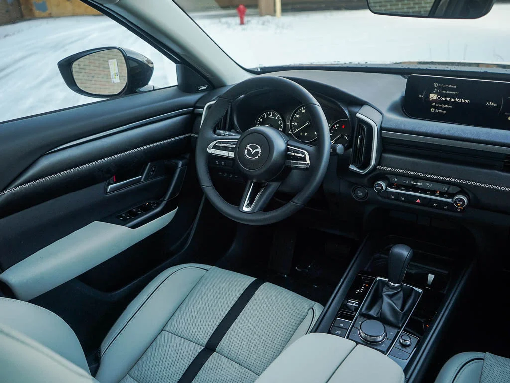New 2026 Wind Chill Pearl Mazda 2.5 S Premium AWD image 15