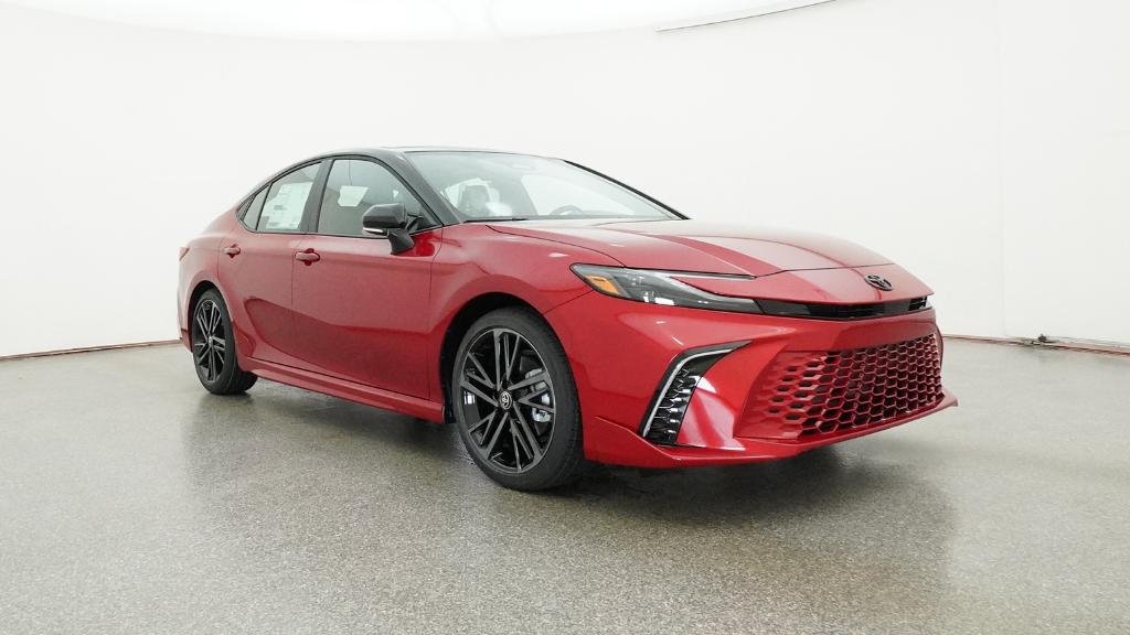 New 2026 Supersonic Red with Midnight Black Metallic roof Toyota XSE image 48