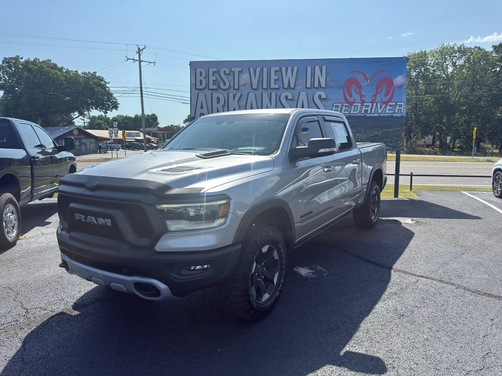 Used 2021 Billet Silver Metallic Clearcoat Ram Rebel image 1