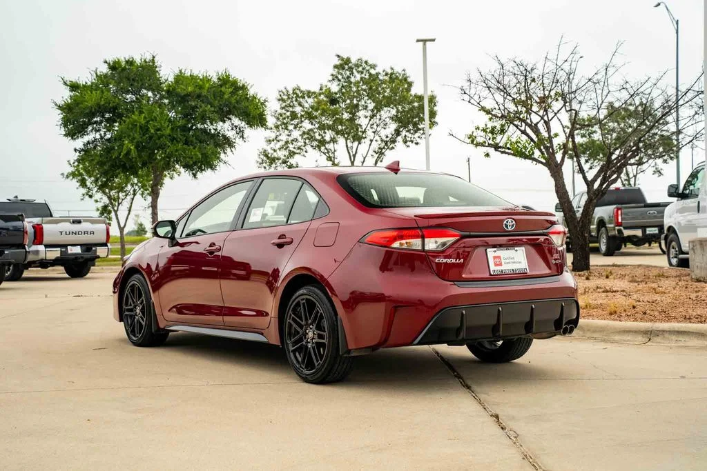 Certified Used 2025 Red Toyota SE image 3