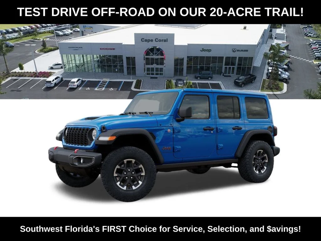 New 2026 Hydro Blue Pearl-Coat Exterior Paint Jeep Rubicon image 2