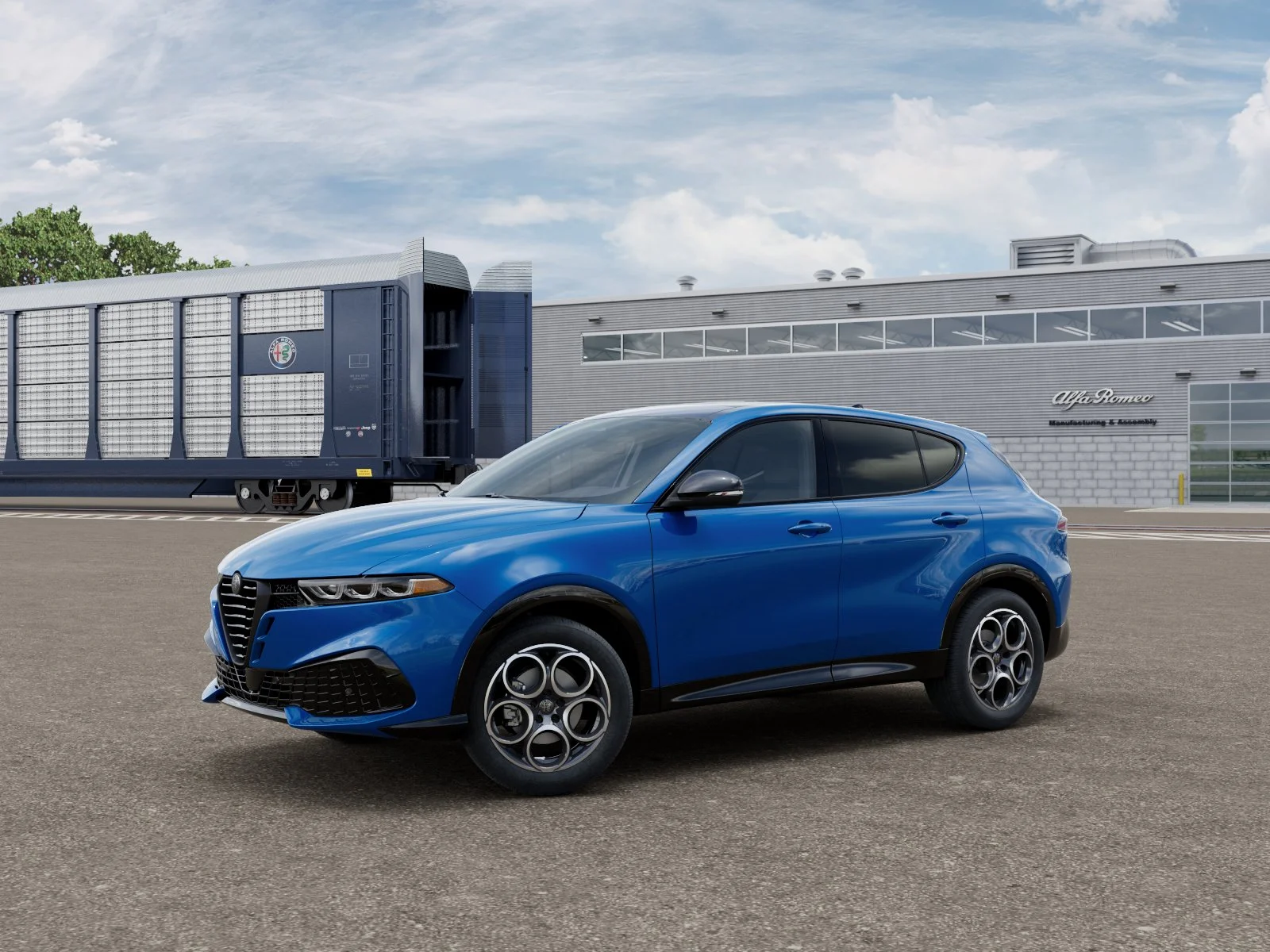 New 2026 Misano Blue Metallic Exterior Paint Alfa Romeo Sprint image 1