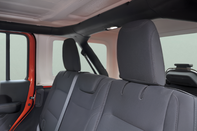 Used 2020 Orange Jeep Unlimited Sahara image 16