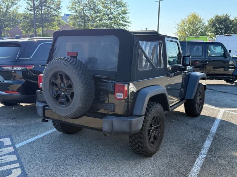 Used 2017 Black Clearcoat Jeep Willys Wheeler image 4