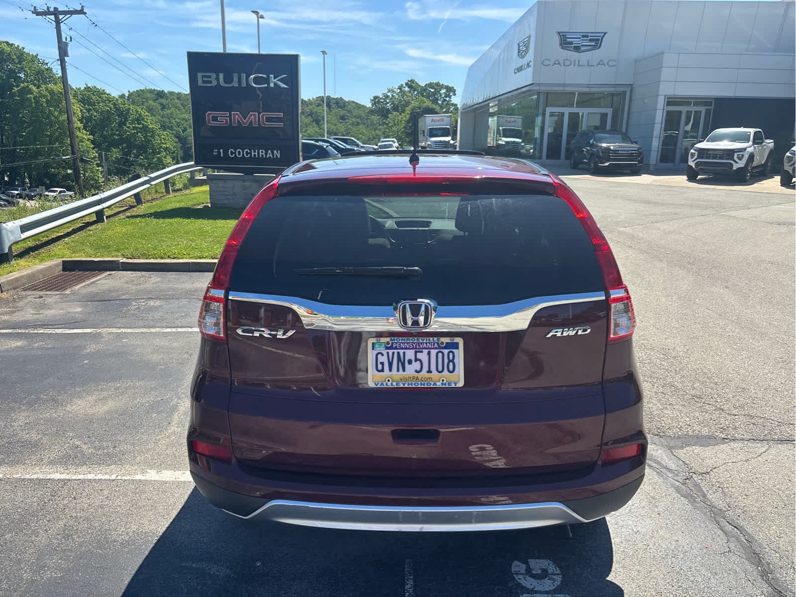 Used 2016 Basque Red Pearl II Honda EX image 7