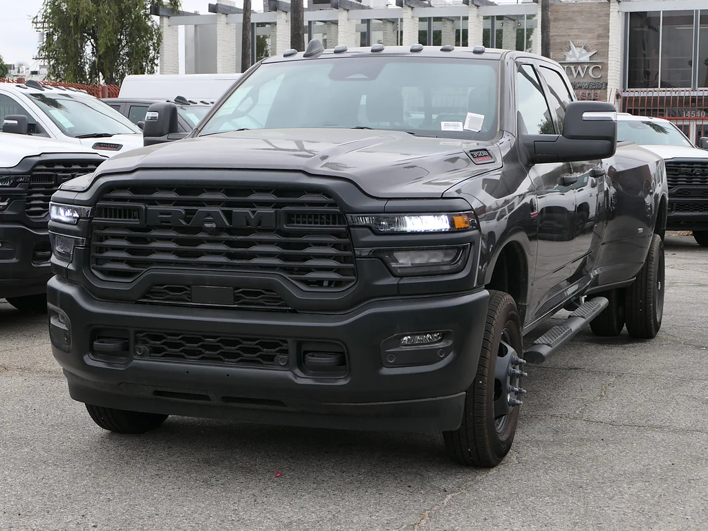 New 2026 Granite Crystal Metallic Clear Coat RAM Tradesman Crew Cab 4x4 8