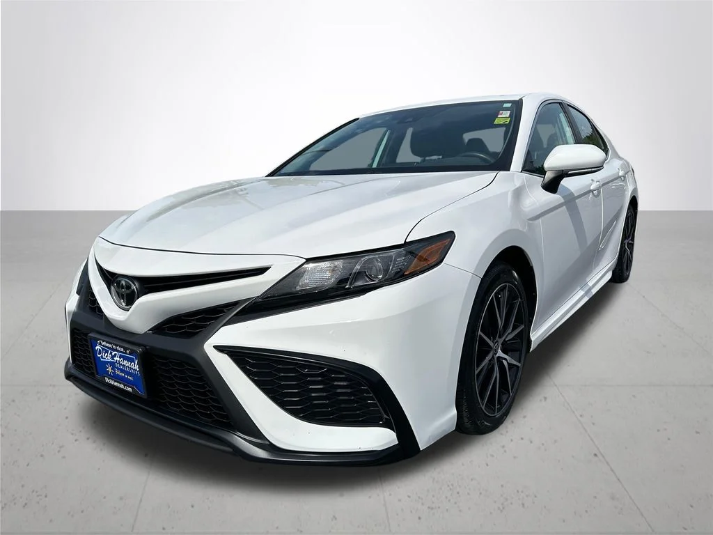 Used 2023 White Toyota SE image 2