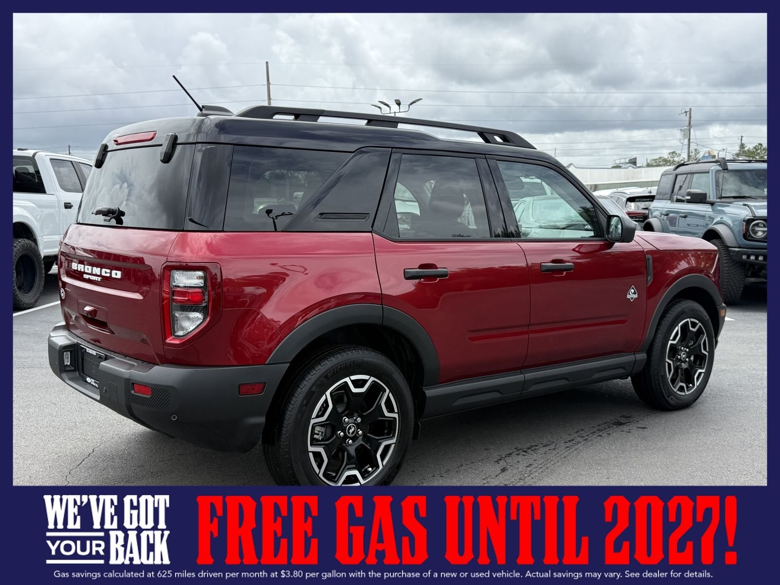 New 2026 Ruby Red Metallic Tinted Clearcoat Ford Outer Banks image 6