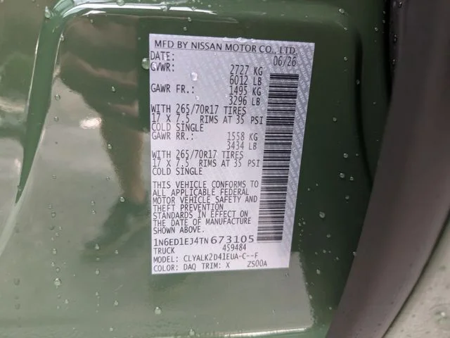 New 2026 Tactical Green Metallic Nissan Crew Cab PRO-X® image 36
