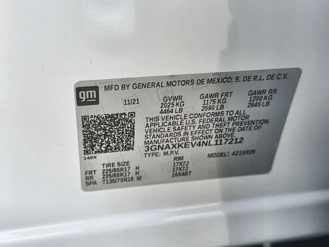 Certified Used 2022 Iridescent Pearl Tricoat Chevrolet LT image 33