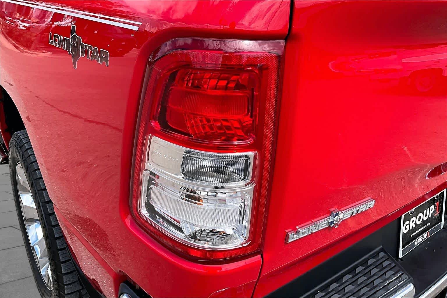 Used 2020 Flame Red Clearcoat Ram Lone Star image 26
