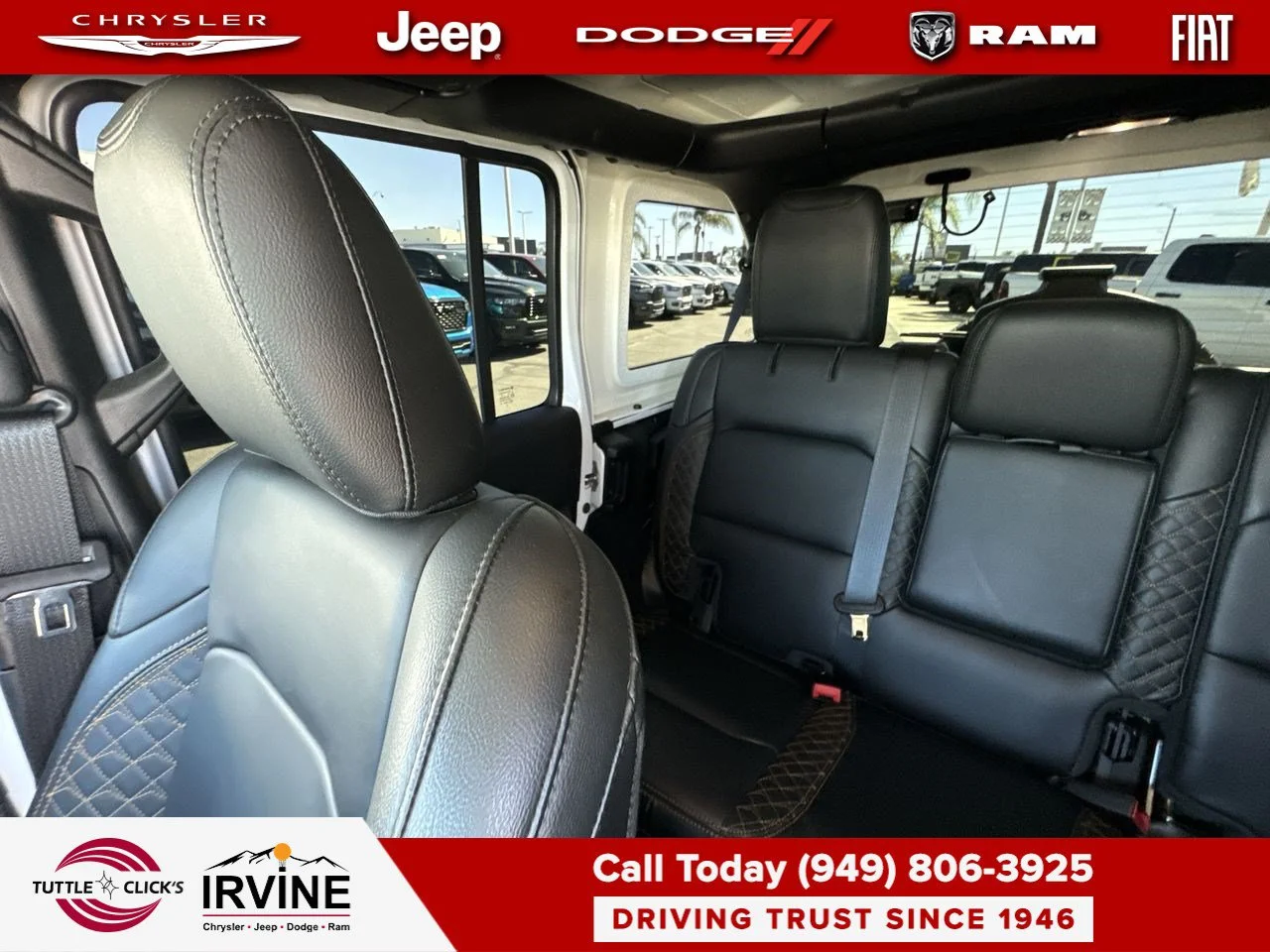 Used 2023 Bright White Clearcoat Jeep High Altitude image 5