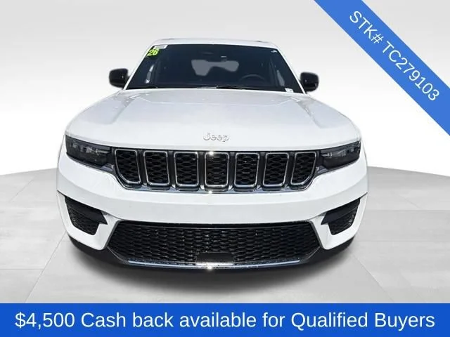 New 2026 Bright White Clearcoat Jeep Laredo image 2