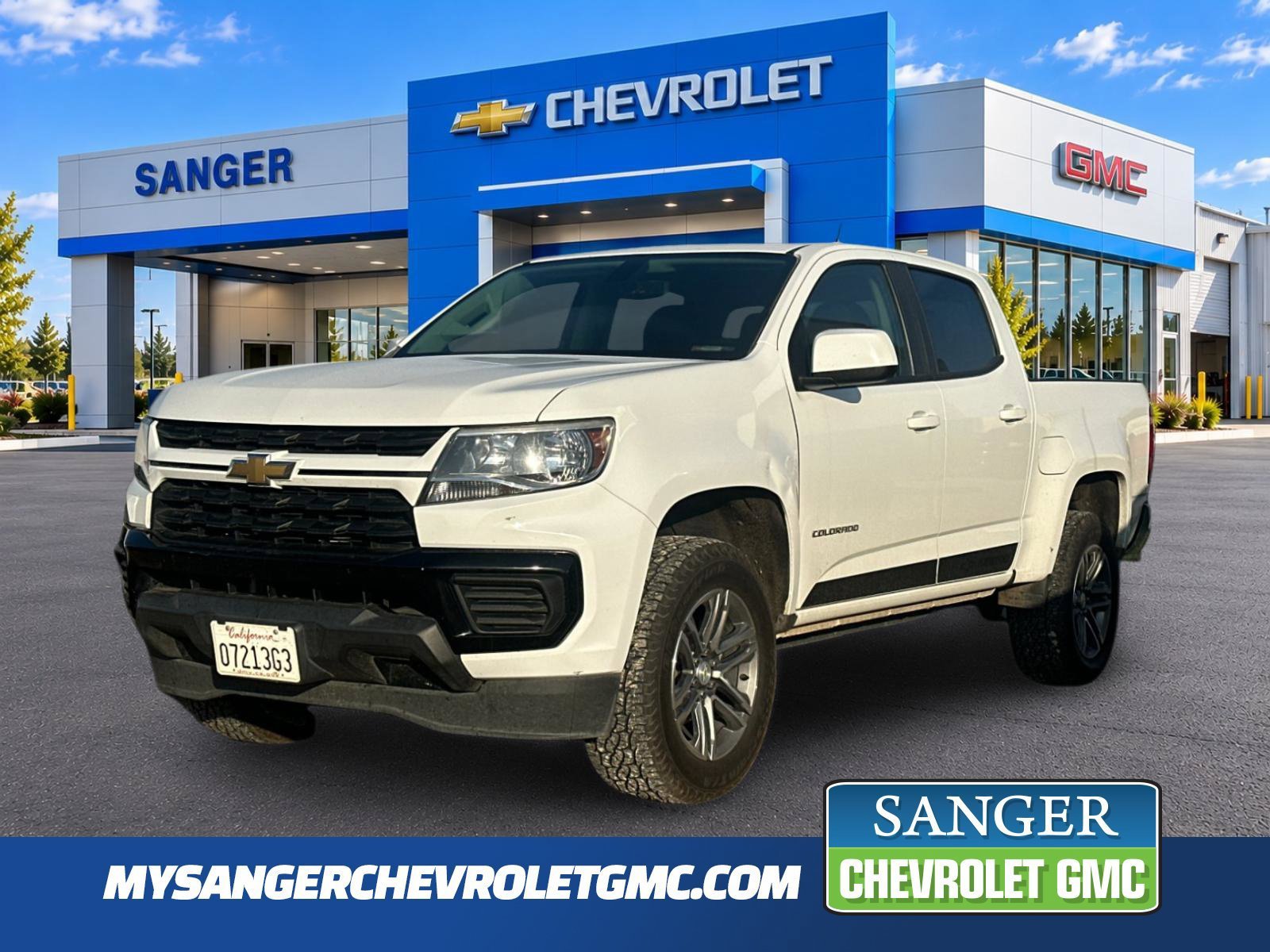 2021 Chevrolet Colorado 2WD Work Truck Crew Cab for sale - Stock #T8090 - White - Used at My True Fleet