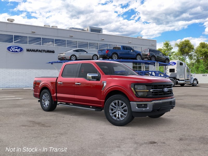 New 2026 Ruby Red Metallic Tinted Clearcoat Ford XLT image 1