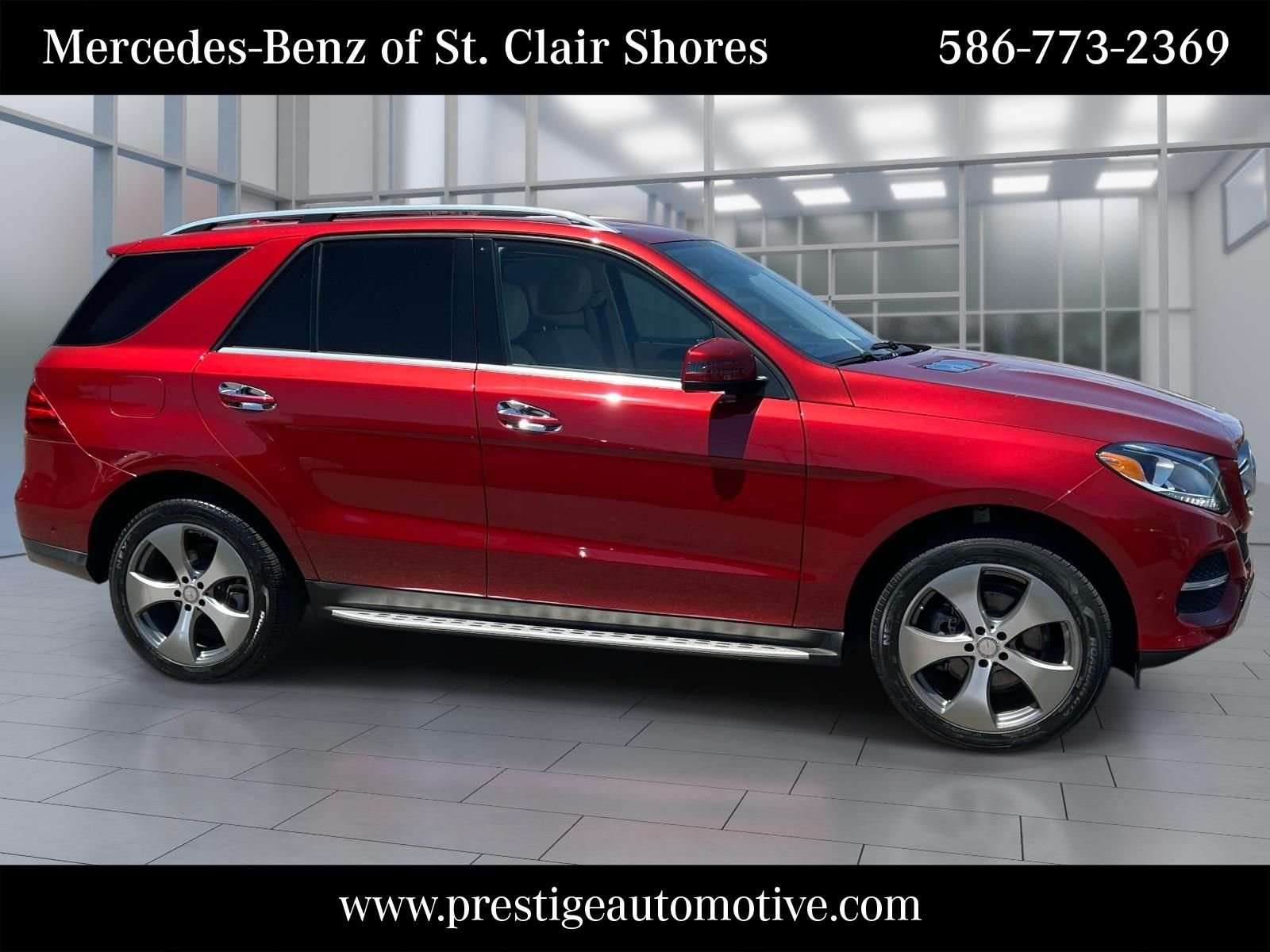 Used 2016 Red Mercedes-Benz GLE 350 image 7