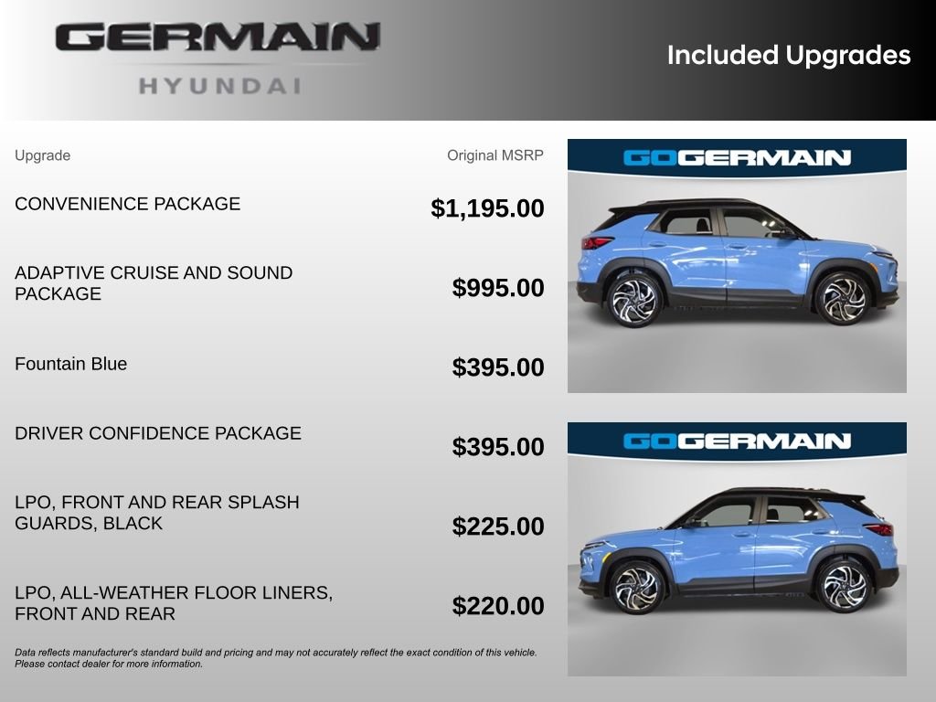 Used 2024 Blue Chevrolet RS image 35