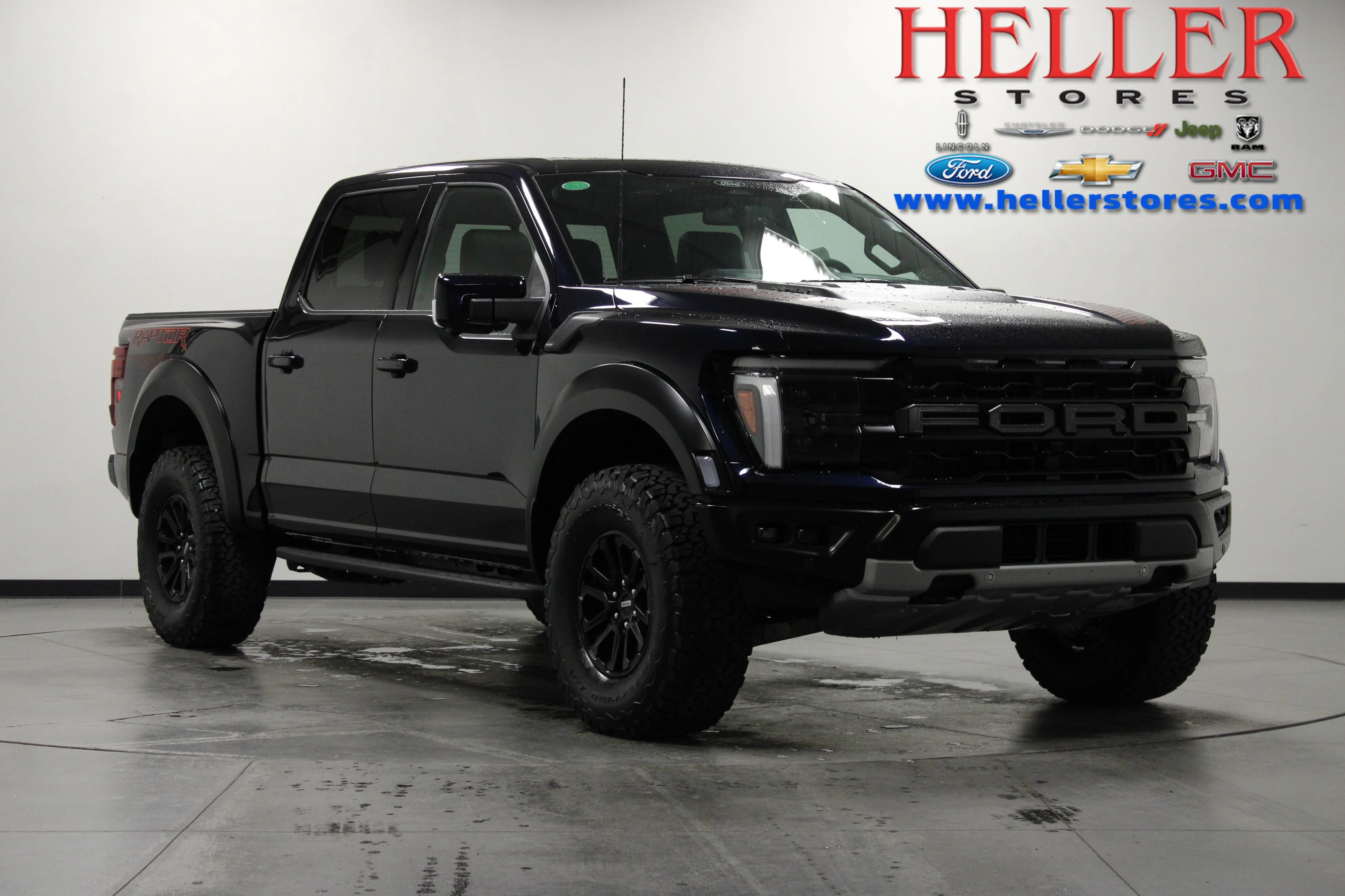 Used 2025 Antimatter Blue Metallic Ford Raptor image 1