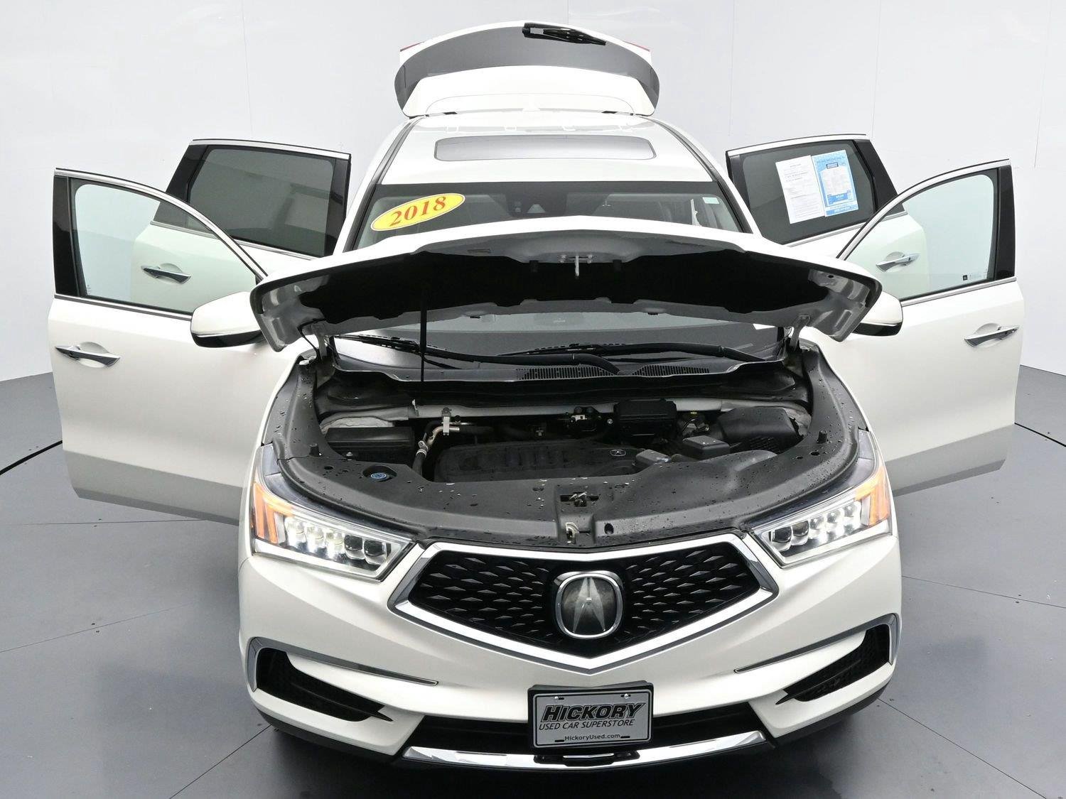 Used 2018 White Diamond Pearl Acura w/Technology Pkg image 55