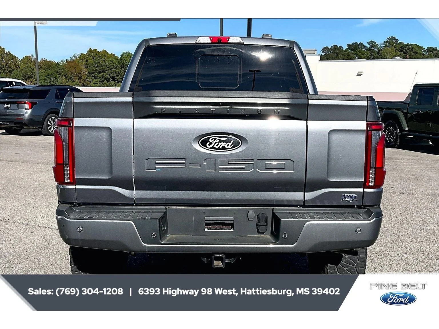 Used 2024 Carbonized Gray Metallic Ford Platinum image 4