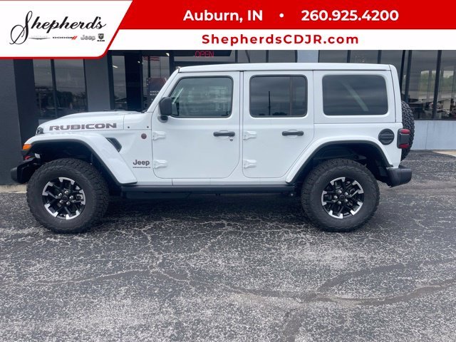 New 2026 Bright White Clear-Coat Exterior Paint Jeep Rubicon image 1