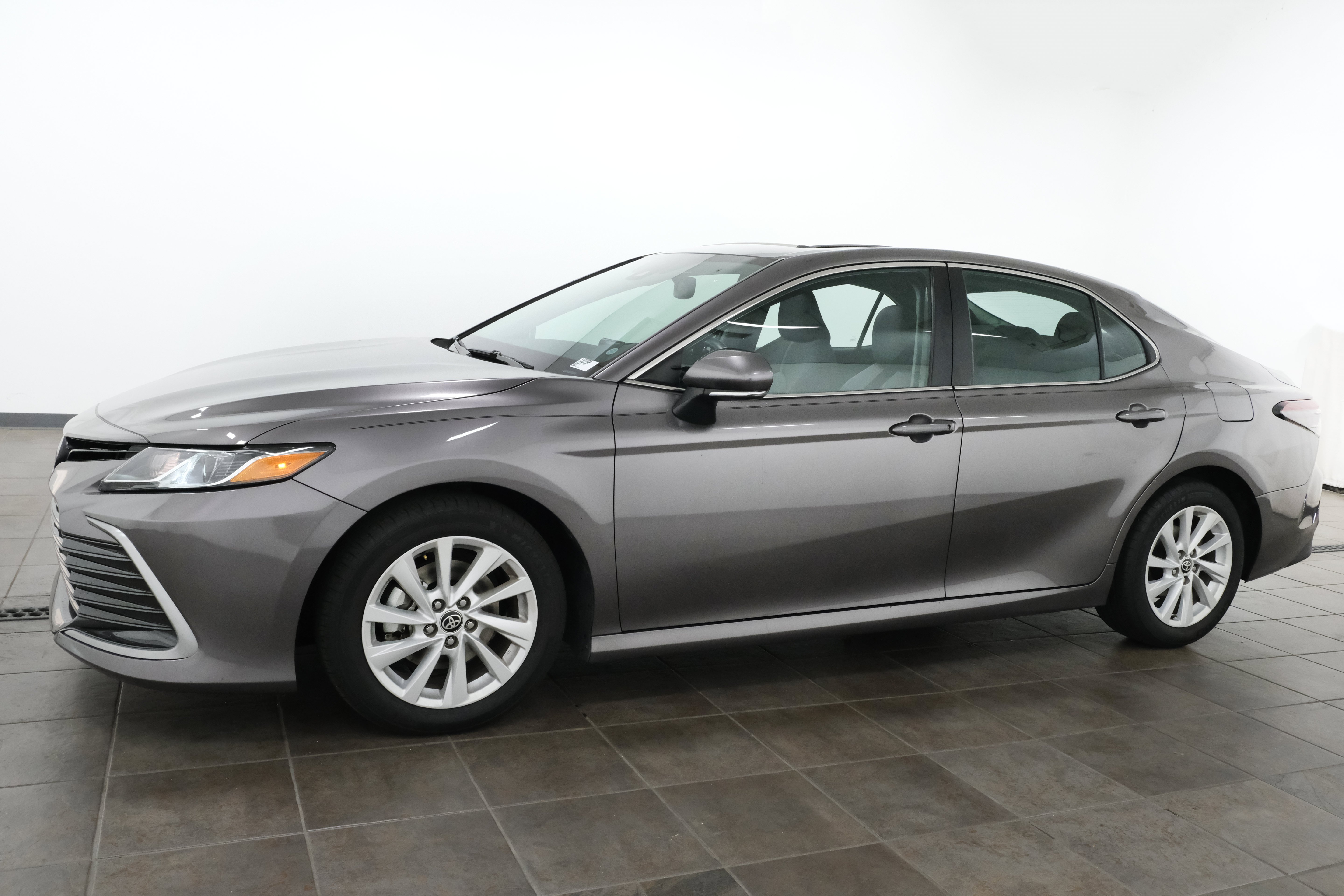 Certified Used 2024 Predawn Gray Mica Toyota LE image 3