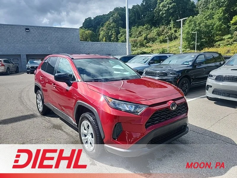 Used 2020 Red Toyota LE image 1