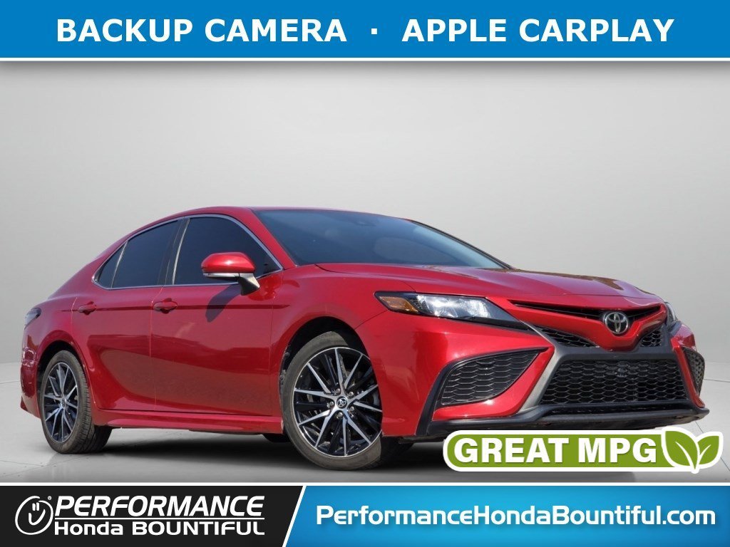 Used 2023 Red Toyota SE image 1