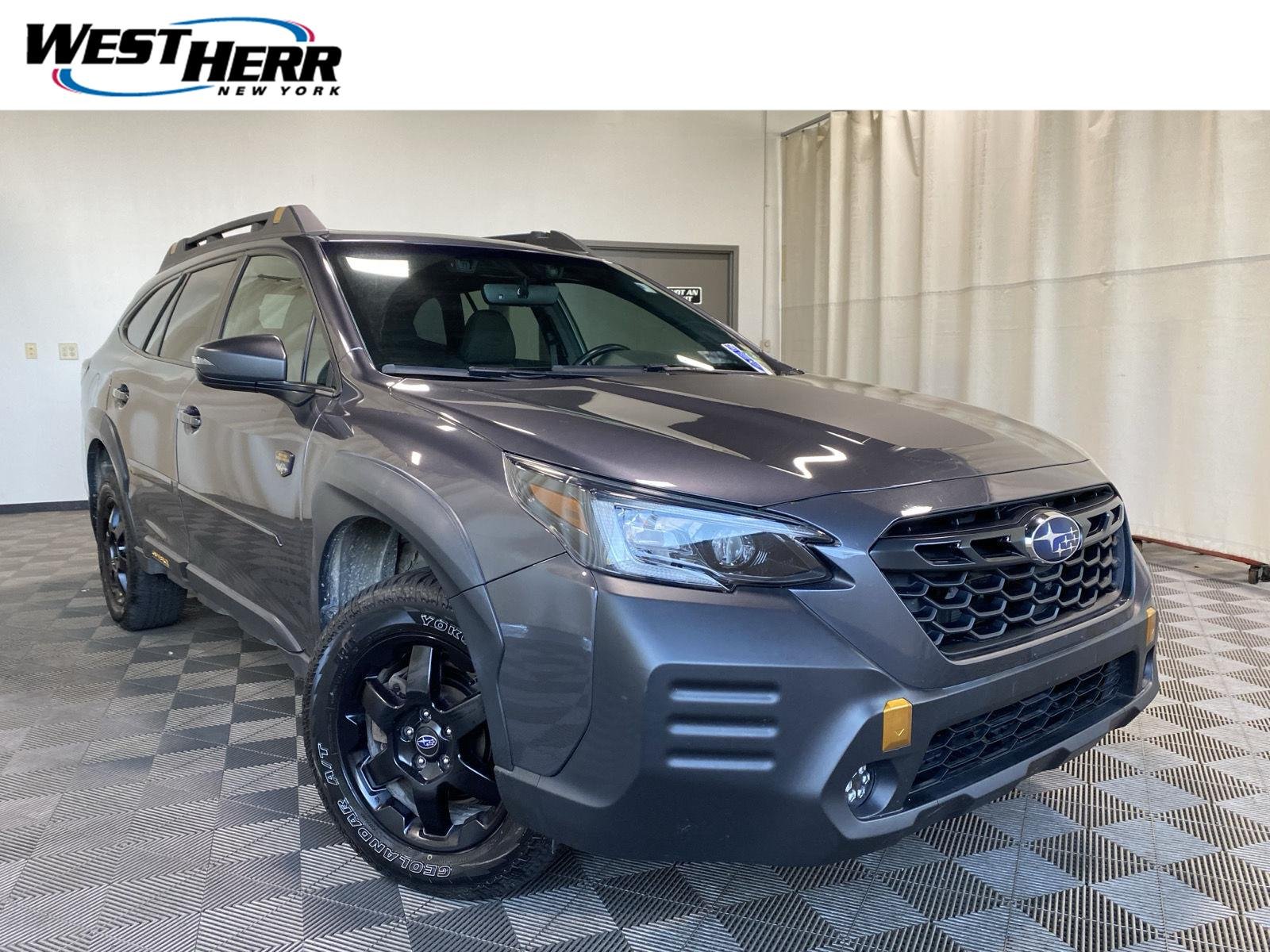 Used 2022 Magnetite Gray Metallic Subaru Wilderness image 1