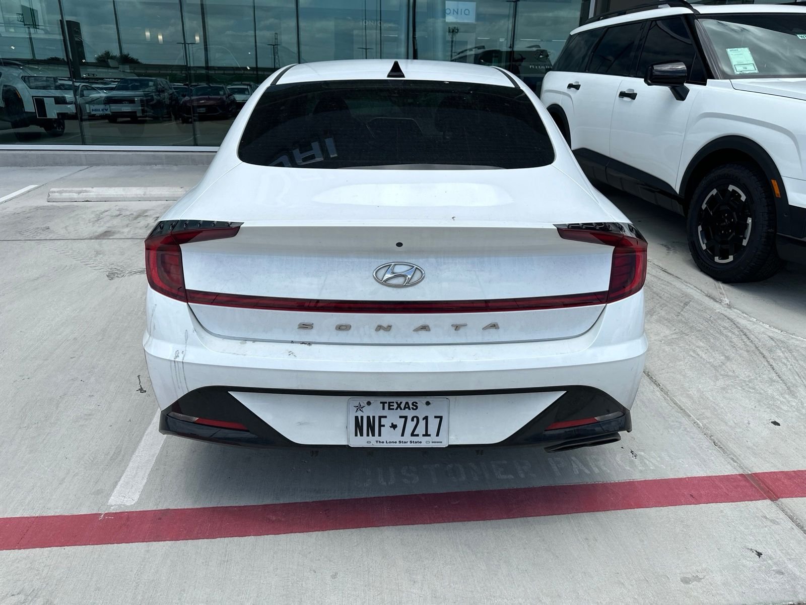 Used 2020 Quartz White Hyundai SEL image 8