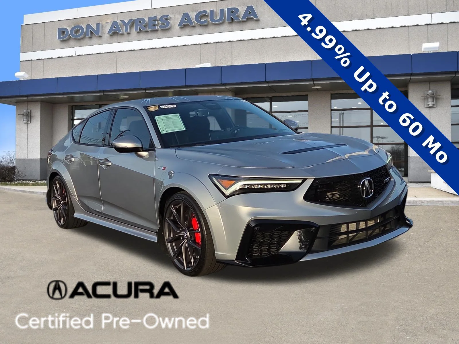 Certified Used 2024 Lunar Silver Metallic Acura TYPE S image 33
