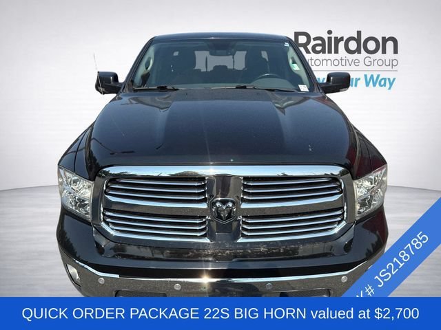 Used 2018 Brilliant Black Crystal Pearlcoat Ram Big Horn image 2