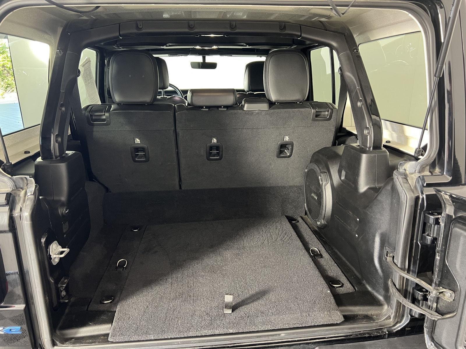 Used 2021 Black Clearcoat Jeep Unlimited Sahara 4xe image 21