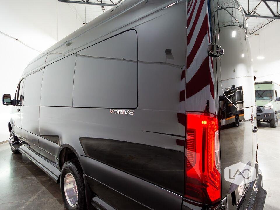 New 2024 Black Blue Mercedes-Benz 3500XD HIGH ROOF I4 DIESE image 38