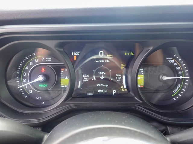 Used 2025 Green Jeep Sahara 4xe image 16