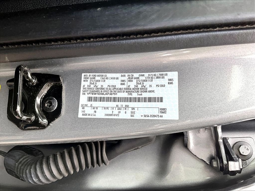 Used 2020 Silver Metallic Ford XLT image 6
