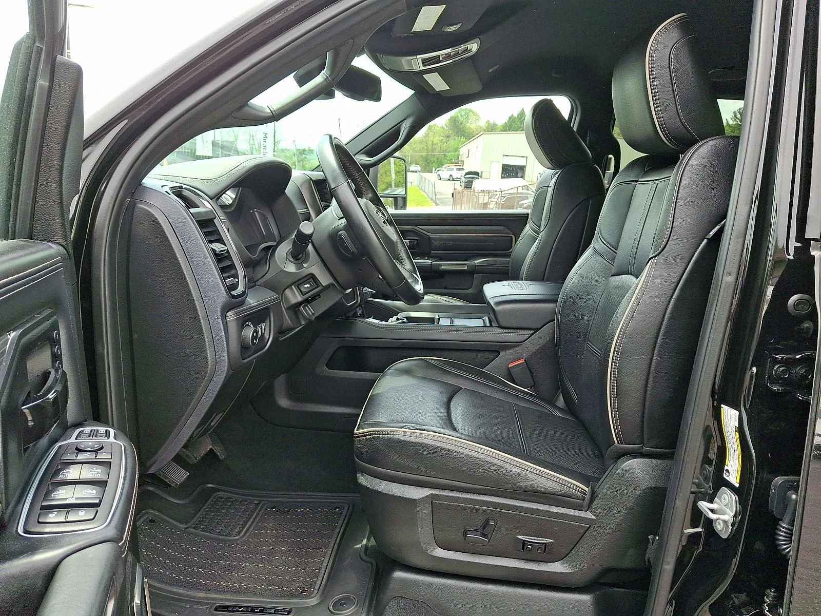 Used 2023 Diamond Black Crystal Pearlcoat Ram Limited image 14