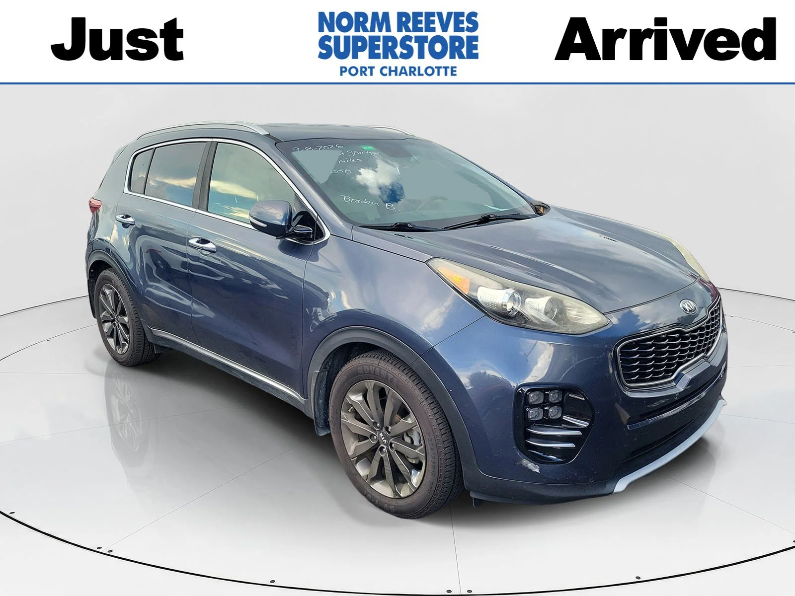 Used 2018 Blue Kia EX image 1