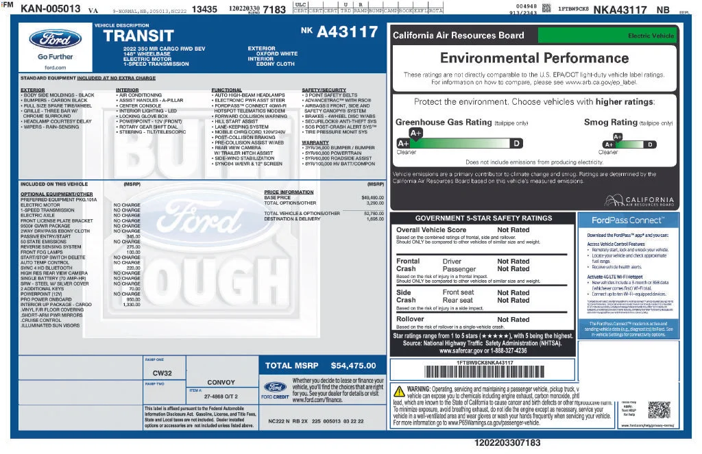 Used 2022 White Ford Base image 6