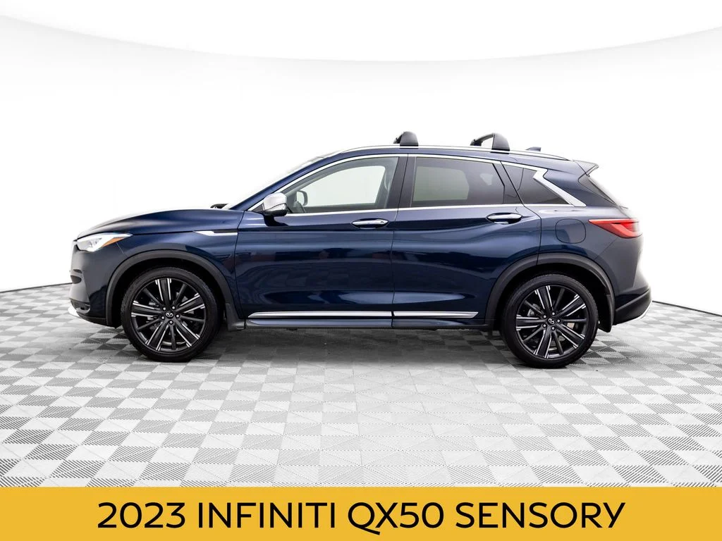 Certified Used 2023 Blue INFINITI Sensory image 3