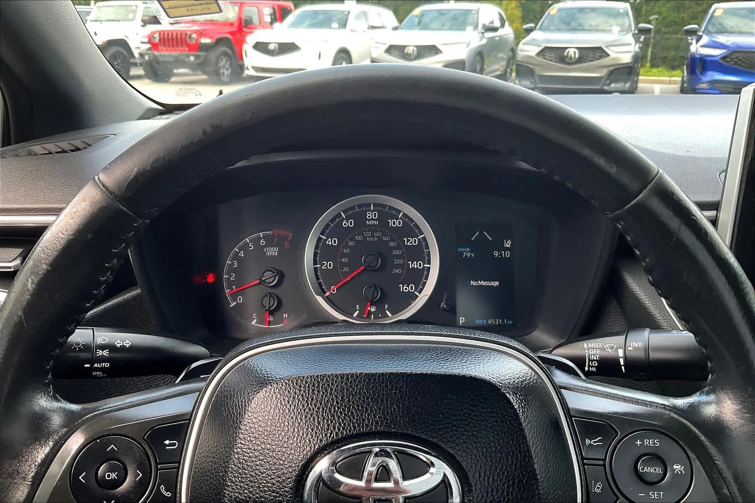 Used 2020 Classic Silver Metallic Toyota SE image 25