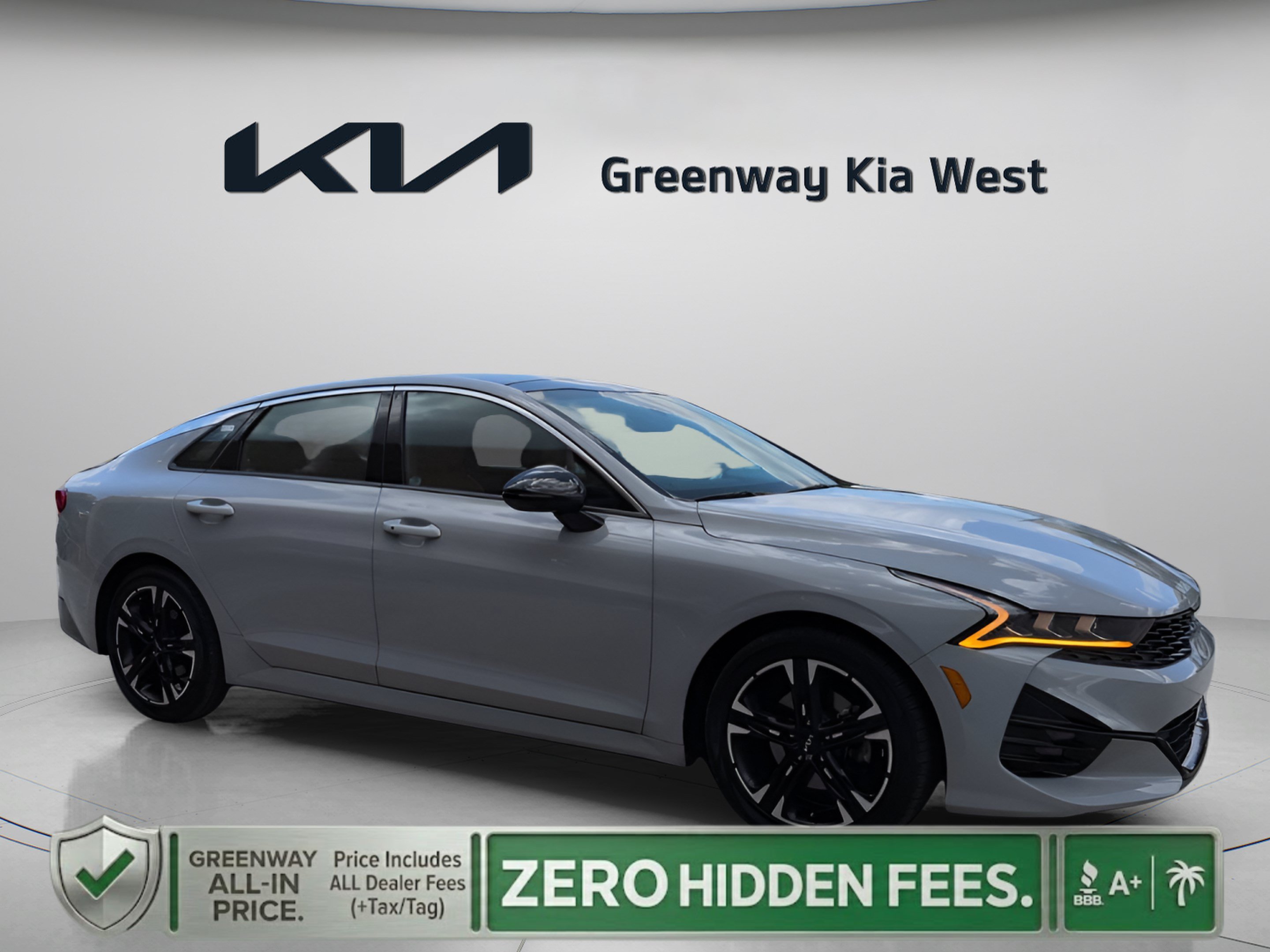 Certified Used 2024 Wolf Gray Kia GT-Line image 1