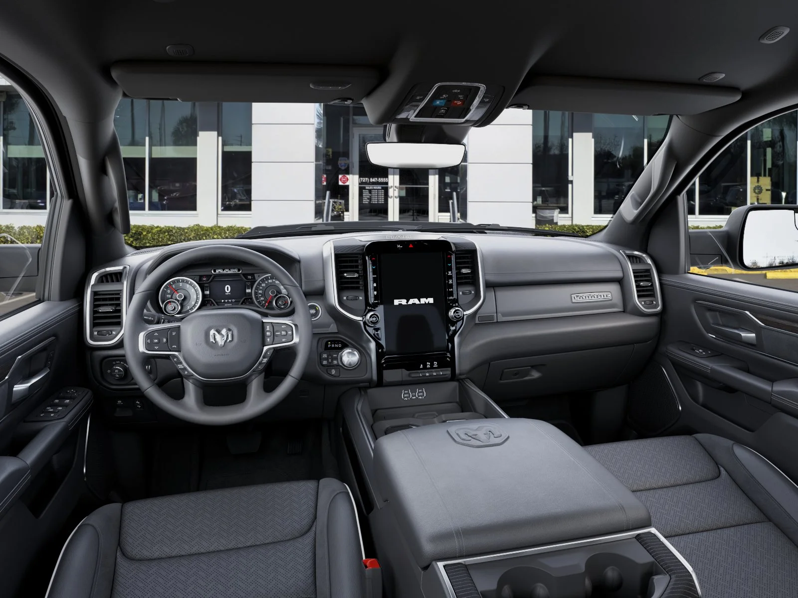 New 2026 Ivory White Tri-Coat Pearl-Coat Exterior Paint RAM Laramie image 44