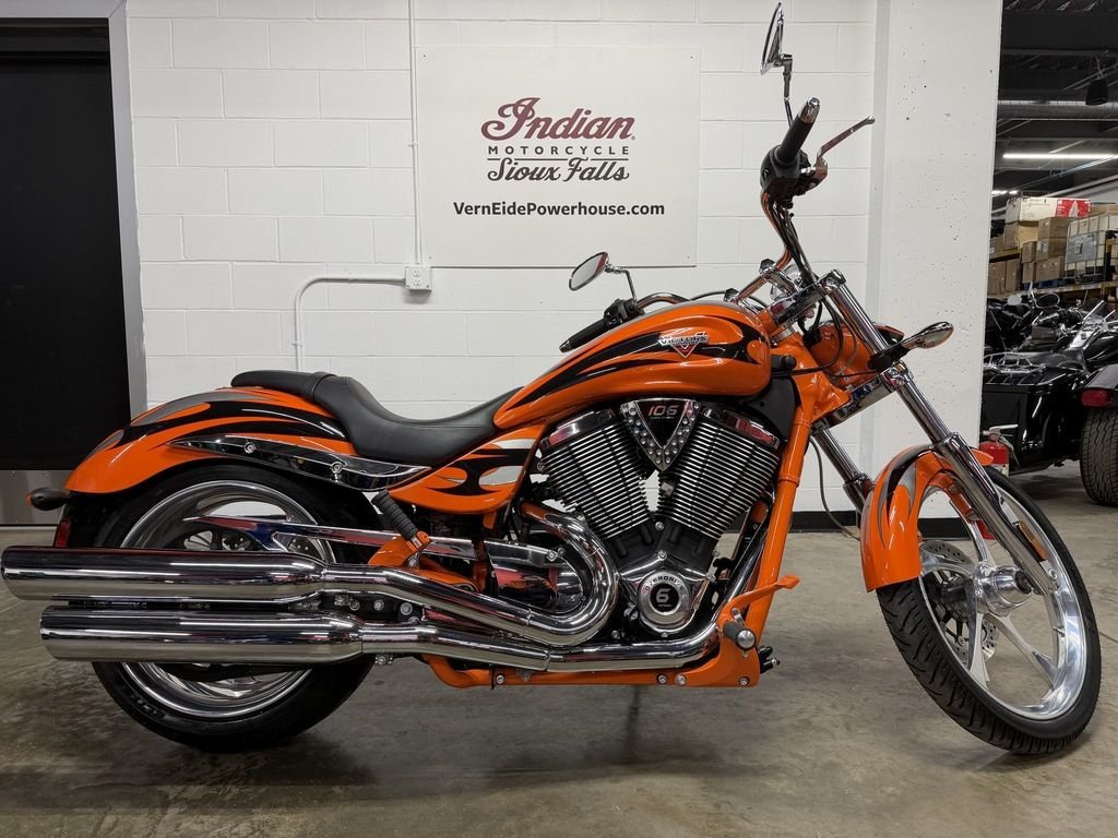 Pre-Owned 2013 Victory Motorcycles Jackpot Orange Madness With