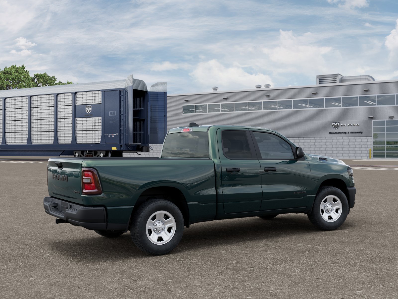 New 2026 Serrano-Green Metallic Exterior Paint RAM  image 2