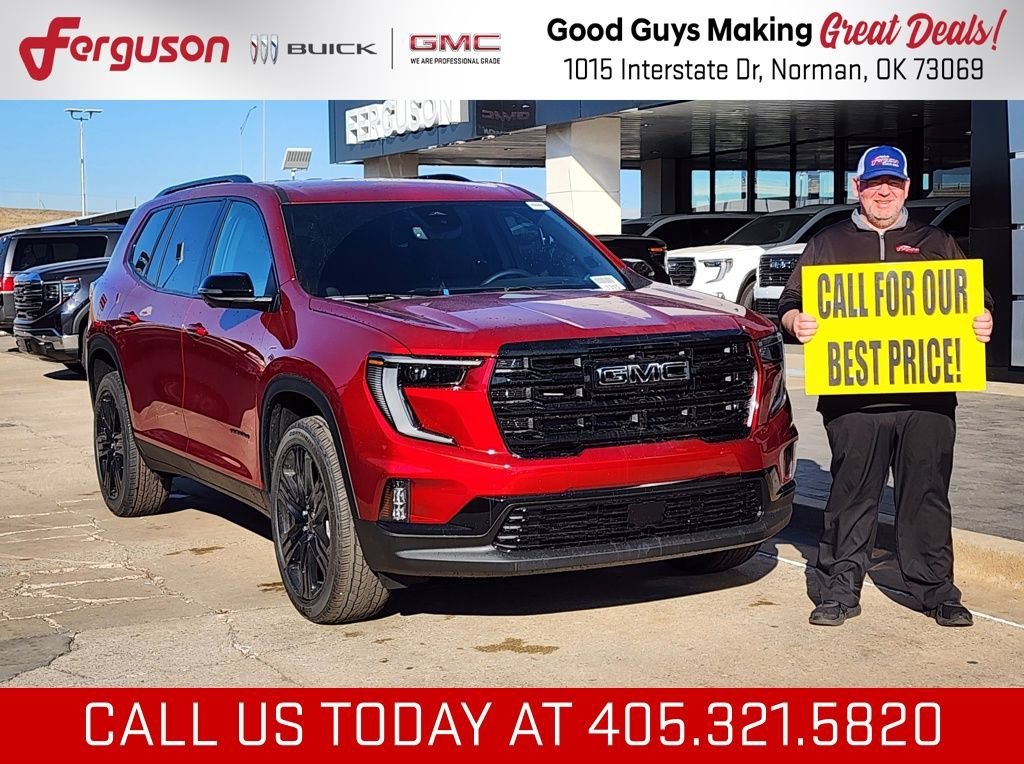 Volcanic Red Tintcoat 2026 GMC Acadia SUV / Crossover Front-Wheel Drive 8-Speed Automatic